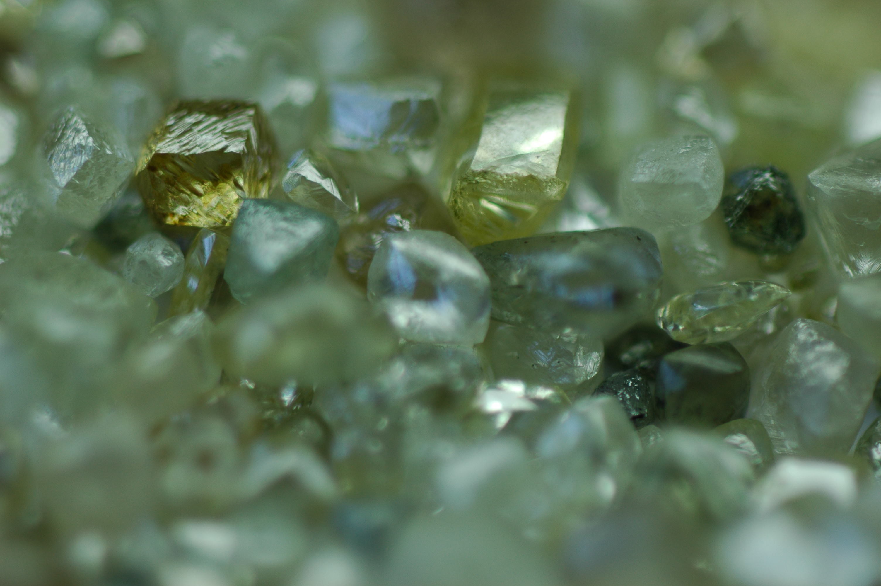 gold, gold, gold, crypto coins, blockchain  and diamonds